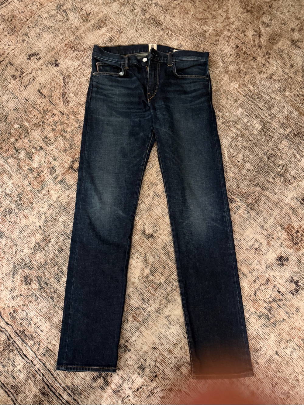 Slim Straight Men's Jeans in Dark Indigo